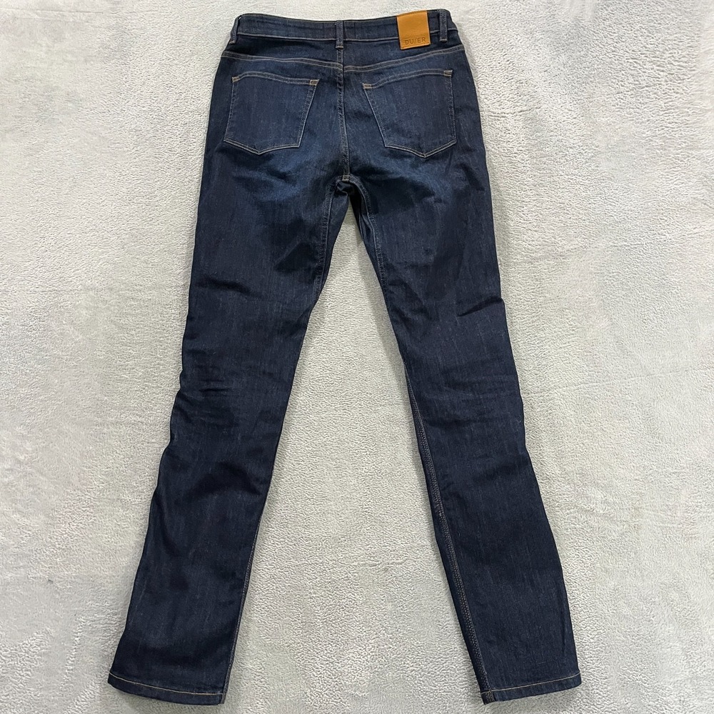 DUER Jeans Mens 28x32  Blue Slim Skinny Stretch Denim Pants Casual - Picture 2 of 12
